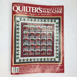 Vintage Quilters Newsletter Magazine Nov/Dec 1987 Issue No 197 Mini Quilts Gifts